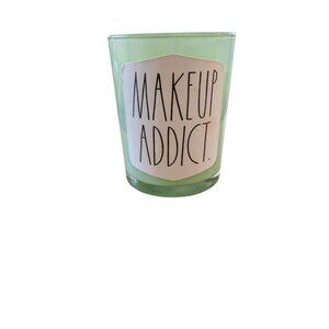 Rae Dunn Makeup Addict Brushes Glass Cup Holder Pastel Green